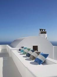 Terrasse A La Grecque Decor Mediterraneen Maison De Vacances Et Terrasse