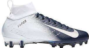 Nike Men S Vapor Untouchable 3 Pro Football Cleats White Navy 14 D M Us Football Cleats Mens Football Cleats Cleats