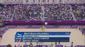 24 volleyball teams and 48 beach volleyball teams, total 386 athletes, participated in the tournament. Men S Beach Volleyball Preliminary Round Gbr V Can London 2012 Olympics Youtube
