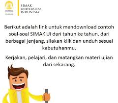 Simak ui pascasarjana terbagi menjadi 2 tahapan yaitu seleksi tertulis dan seleksi wawancara. Simak Ui On Twitter Save Download Soal Simak Ipa Https T Co Xh8zfpzmez Soal Simak Ips Https T Co Sq5zq857qq Soal Simak Kemampuan Dasar Https T Co Kzjvnk64dw Soal Simak Kelas Internasional Https T Co Pnct3kvowr Soal Simak Pascasarjana