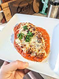 In case you don't know, pancetta and bacon are very. Homemade Chicken Parmesan With Vodka Sauce Food