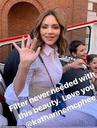 Katharine Mcphee 35 Looks Sensational In A White Dress Ahead Of Wedding To David Foster 69 Daily Mail Online