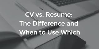 CV vs. Resume: The Difference and When to Use Which