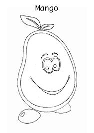 Mango is a very thermophilic plant that does not tolerate even small frosts, therefore it grows in regions with a tropical climate. Mango Coloring Page Fruit Coloring Pages Coloring Pages Free Teaching Resources
