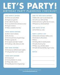 Good music, dancing, games and interesting mingle will we have the greatest step for party planner. Diy Printable Birthday Party Checklist Handmade Charlotte