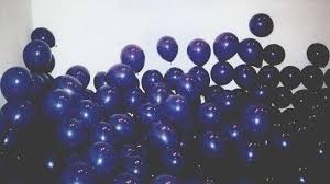 Aesthetic Black And Blue Twitter Header Navy Blue Blue Aesthetic Blue Twitter Header Black Balloons