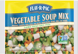 Simmer for 20 minutes or until vegetables are tender. Vegetable Soup Mix Norpac