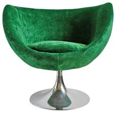 Test the waters of this trend with an emerald green velvet accent chair paired with neutrals or complementary shades. Consigned Emerald Green Bubble Chair Midcentury Armchairs And Accent Chairs By Design Mix Furniture Houzz