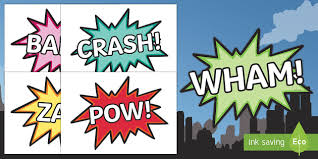 Or if you'd like your children to get some cutting practice, you can let them have a go. Superhero Word Cutouts Template Insymbio