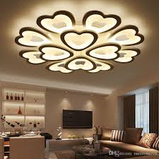 Enjoy free shipping & browse our great selection of lighting, island lights, chandeliers and more! Modern Led Ceiling Lights For Living Room Bedroom Ceiling Lamp Acrylic Heart Shape Led Ceiling Lighting Home Decor From Meerosee08 341 02 Dhgate Com