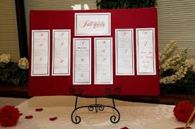 Seating Chart Frame Or Poster Board Weddings Planning