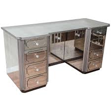 Add an extra element of grace to the desk with a colorful and. Superb Custom Mirrored Dressing Table Or Vanity With Nine Drawers For Sale At 1stdibs