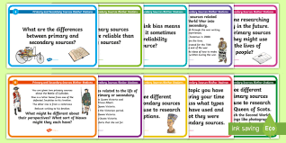 Secondary market research is when you use previously completed studies and apply the results to secondary research gives you a foundation on which to build, while primary research helps you. Editable Primary And Secondary Sources Blether Stations