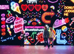 Sugar Republic Review Pop Up Dessert Museum In Melbourne With Kids Electricconfetti Neonsigns Pop Up Event Pop Up Shops Pop Up