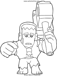 Our brawl stars skin list features all currently available character's skins and cost in the game. Dibujo De Frank De Brawl Stars Para Colorear
