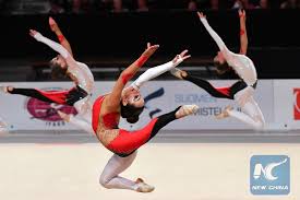 Questa pagina parla della ginnastica artistica e delle ginnaste. Enjoy Beauty Of Gymnastics In Final Of Agghelsinki2017 Aesthetic Group Gymnastics World Championships 2017 In Finland China Xinhua News Scoopnest