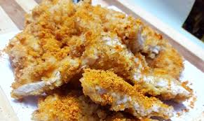 Dada ayam (dipotong nipis) 4 sudu sos tiram 4 sudu serbuk bbq atau sos lada hitam jenama kimball sedikit jus perahan lemon atau limau bahan saduran tepung serbaguna pedas atau original (tepung bistari). Resepi Ayam Gunting Rahsia Serbuk Tabur Sedap