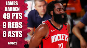 He is active in the sports field since 2009 and he is still playing. James Harden Drops 49 Points In Rockets Nba Bubble Debut Vs Mavs 2019 20 Nba Highlights Youtube