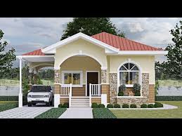 Tropical bungalow house design with cross gable roof. Bungalow House Design 3 Bedrooms 125 Sqm 1 345 Sqft Litetube