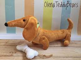 Stuffed Animal Dog Dachshund Dog Toy Handmade Plush Plush Etsy Plush Dog Bear Stuffed Animal Plush Dog Toys