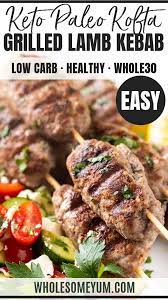 Grilled Ground Lamb Kofta Kebab Recipe Kofta Kebab Recipe Kebab Recipes Lamb Recipes