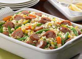I omitted the cayanne pepper and. Apple Sausage Rice Casserole Johnsonville Com