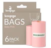 Compostable Disposable Diaper Bags | 6 Rolls, 72 Leak-Proof, XL  Biodegradable Baby Poop Bags | Eco-Friendly Diaper Trash Bags for Home,  Travel, Pet ...