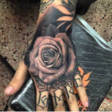 Hand Tattoos Inked Magazine Hand Tattoos Tattoos Rose Tattoos