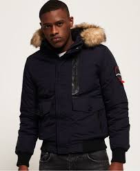 Superdry Blouson Aviateur Everest Bleu Marine Blouson Homme Superdry Bon Shopping Com Jas Bomber Jack Bomberjack