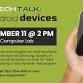 Tech Talk: Android Devices - New Berlin Public Library, 15105 W Library Ln Event Image