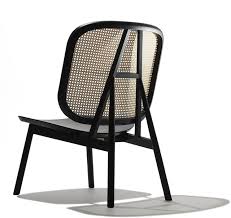 Available in sienna or black (shown). Cane Lounge Chair Black Dining Chair With Rattan Weaving Sungkai Wood Leisure Chair Living Room Furniture Modern Buy Lounge Chair Rattan Chair Teak Chair Product On Alibaba Com