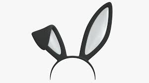 Download this 3d printer file and make it with 3d printing. Headband Bunny Ears 02 3d Model 29 Obj Fbx Max Free3d
