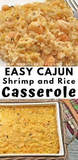 Easy Shrimp And Rice Casserole A Delicious One Pot One Pan Meal With Shrimp Trinity Crea In 2020 Shrimp And Rice Shrimp And Rice Casserole Shrimp And Rice Recipes