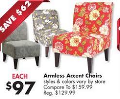 Armless Accent Chairs From Big Lots 97 00 Save 62 Compare To 159 99 Armless Accent Chair Accent Chairs Home Decor Bedroom