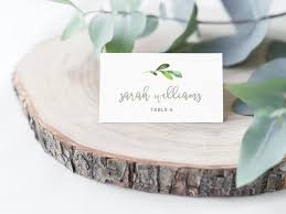 Greenery Place Card Template Printable Wedding Place Cards Etsy Printable Place Cards Wedding Wedding Place Cards Wedding Name Cards