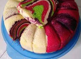 Kek susu pekat manis kukus | steamed condensed milk cake. Resipi Apam Susu Asap Dapur