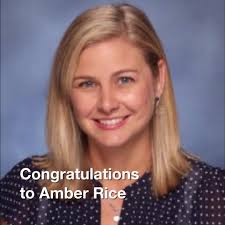 Amber Rice (Social Studies teacher, South High) has been named its Teacher  of the Year!