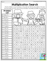 Multiplication Search Multiply To Solve And Find The Equations In The Puzzle Such A Fun Game To H Multiplication Math Multiplication Teaching Multiplication