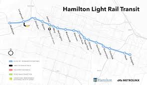 Interactive map on google my maps. Light Rail Transit Lrt City Of Hamilton Ontario Canada
