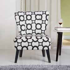 Us Pride Furniture Cora Contemporary Patterned Fabric Upholstered Accent Chair Black White C 040 Walmart Com Fabric Accent Chair Accent Chairs Upholstered Accent Chairs