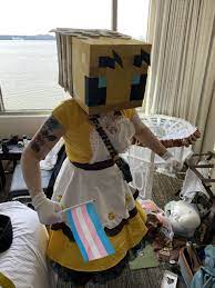 Every outfit is themed like a bee! Minecraft Bee Says Trans Rights R Traaaaaaannnnnnnnnns