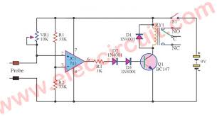 A logic gate is a small transistor circuit, basically a type of amplifier, which is implemented in different when either of these voltage levels is applied to the inputs, the output of the gate responds by assuming a 1. Soil Moisture Detector Circuits And Automatic Controller Eleccircuit Com