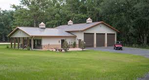 Pole barn house has some characteristic features such as simple design and structure, metal or wooden material. Metal Building Homes Buying Guide Kits Plans Cost Insurance