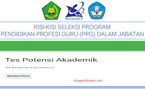Aplikasi Tes Potensi Akademik Ppg Persamaan Kata Jalurppg Id