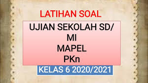 Soal dan kunci jawaban us pkn kelas vi sd sumber materi soal pendidikan kewarganegaraan pkn untuk kelas 6 sd mi ini berasal dari buku paket buku tematik soal ulangan harian maupun dokumen soal soal ujian sekolah berstandar nasional usbn periode sebelumnya. Latihan Soal Dan Pembahasan Us Usp Pkn Sd Kelas 6 Kurikulum 2013 Youtube