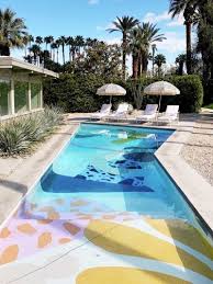 The Mural At The Bottom Of This Swimming Pool Will Get You Excited For Summer Pool Paint Outdoor Swimming Pools