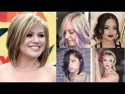 Go for curly, high in volume hair if you want to make your face look thinner with locks falling in front. Best Haircuts For Women Round Face Haircuts Sanam Saeed Hair Styles
