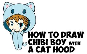 How To Draw A Chibi Boy With Hood On Drawing Cute Chibi Boys Easy Step By Step Drawing Tutorial For Kids How To Draw Step By Step Drawing Tutorials How to draw drawing anime manga. drawing cute chibi boys easy step by