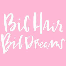 Big Hair Big Dreams Motivational Hand Lettered Quote Print Handlettering White Ink On Pink Background By Nor Hand Lettering Quotes Lettering Quotes Big Hair