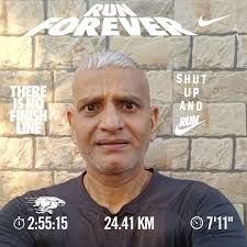 Encouraging run with a dog